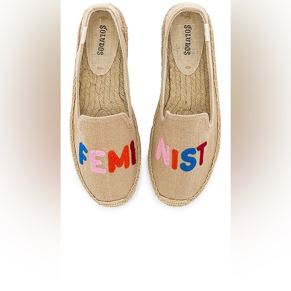 Soludos Feminist Platform Espadrilles NWOT - Picture 3 of 9